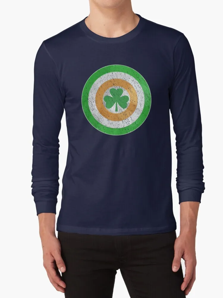 Футболка с длинным рукавом 100% хлопок изображением супергероев