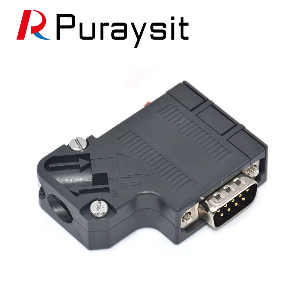 Коммуникационный разъем Puraysit DP вилка 485 шины Profibus 972-0BA12-0XA0 для Siemens
