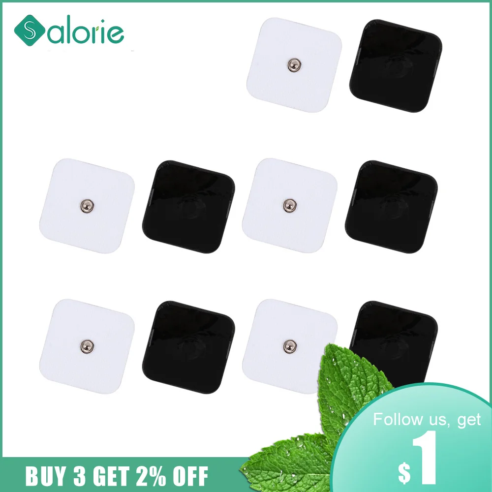 

10/20pcs Replacement Electrode Pads for TENS Unit Acupuncture Therapy Machine Muscle Stimulator Massager Patch Health Care