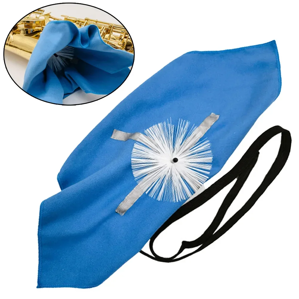 Салфетка для чистки саксофона POTEAX с щеткой инструмент ухода за удалением пятен