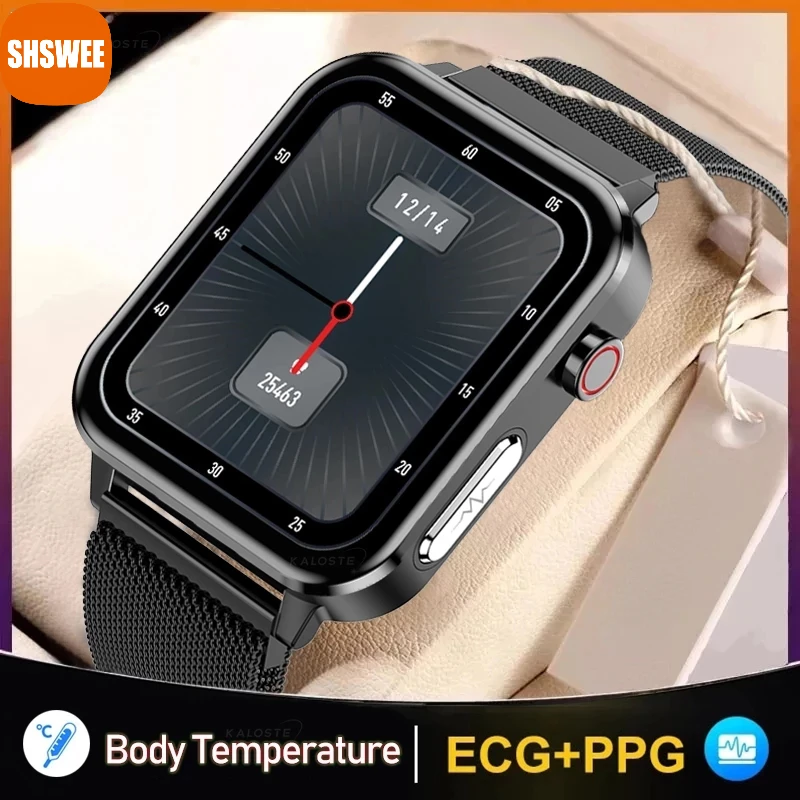 

For Xiaomi Smart Watches Men With Body Temperature ECG Heart Rate Blood Pressure Monitor Health Smartwatch Women For Android ios