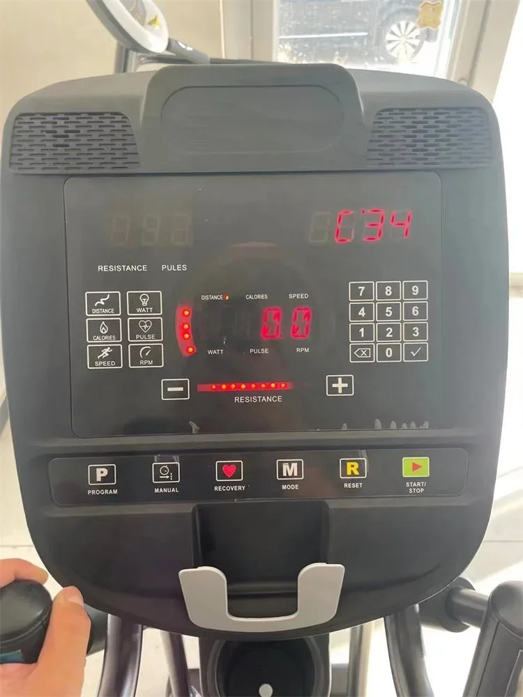 Professional Commercial Elliptical Machine Plug-in Electric Folding Magnetic Resistance Cross Trainer