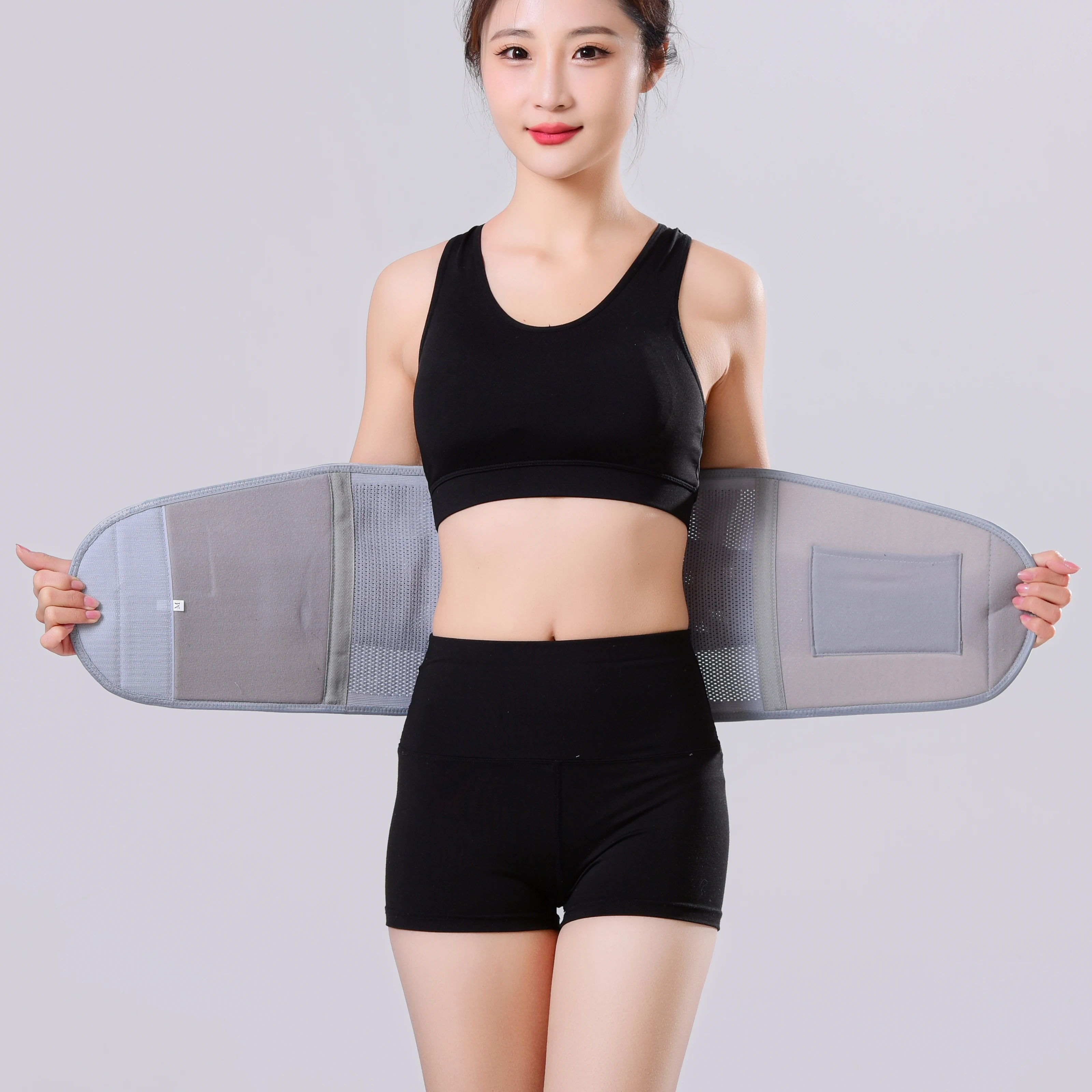 Регулируемый поясничный поддерживающий пояс для контроля сжатия позвоночника