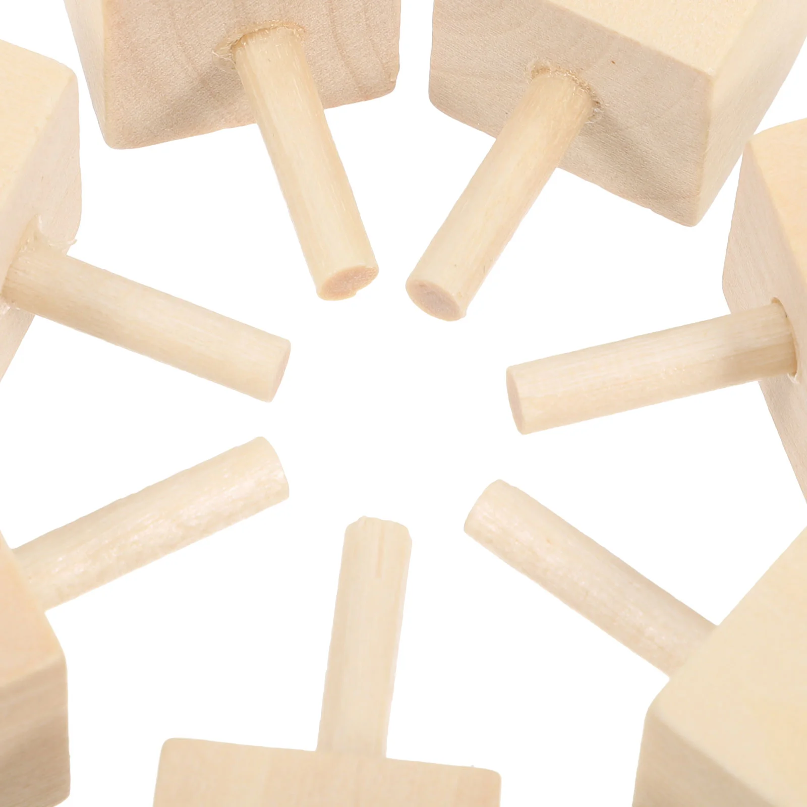 10 шт. игрушки для Хануки деревянные волчки поделки своими руками дреды дерева