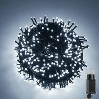 2022 new 50m 30m christmas decoration lights waterproof outdoor led string lights 8 modes holiday fairy lights for wedding party