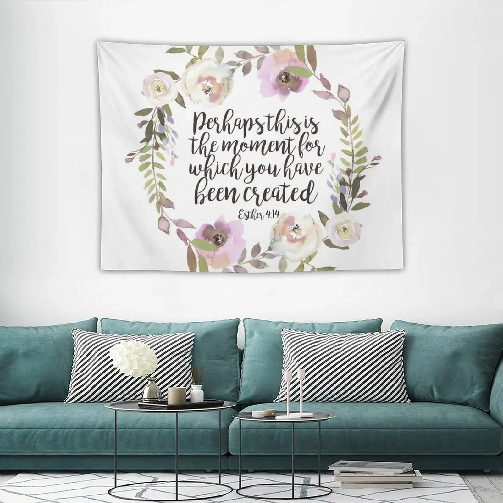 Христианские цитаты-Эстер 4:14 гобелен для украшения комнаты эстетический Декор