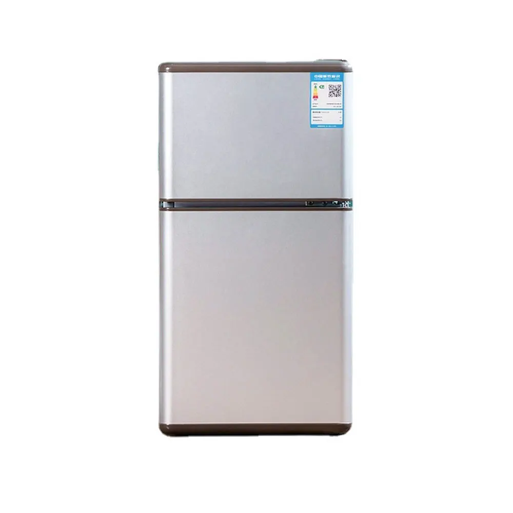 Household Small Dormitory Rental With Double Door Freezer Refrigerator Mini Refrigerator