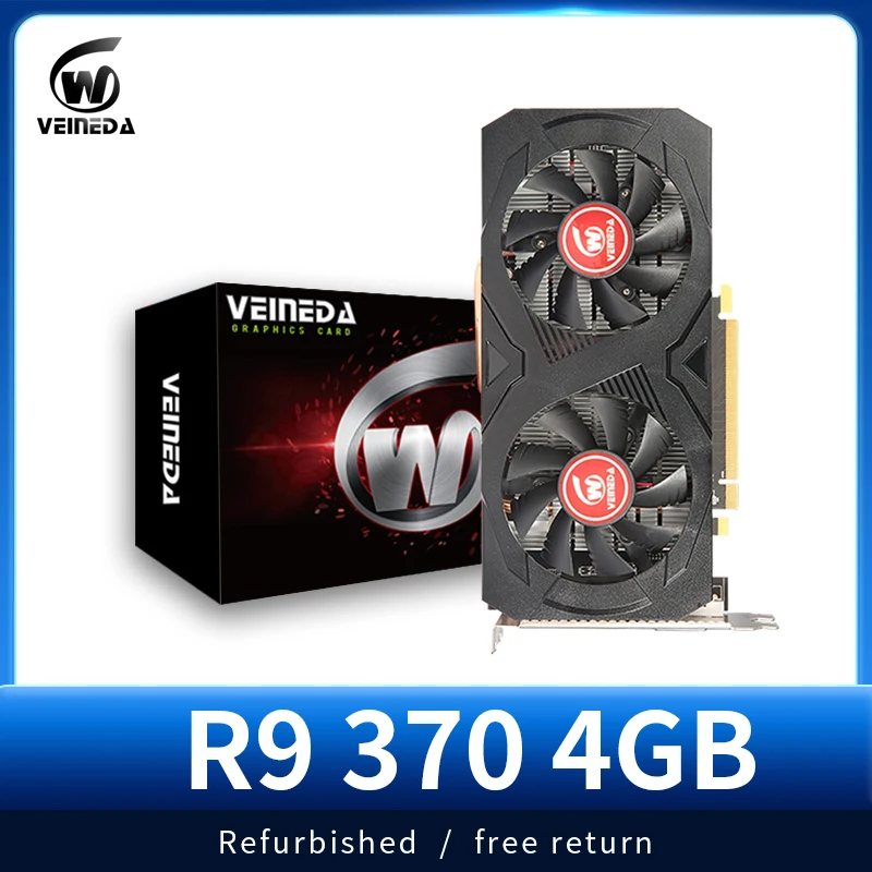 

Игровая видеокарта VEINIDA R9 370, 4 Гб, 4800 бит, GDDR5, 370 МГц