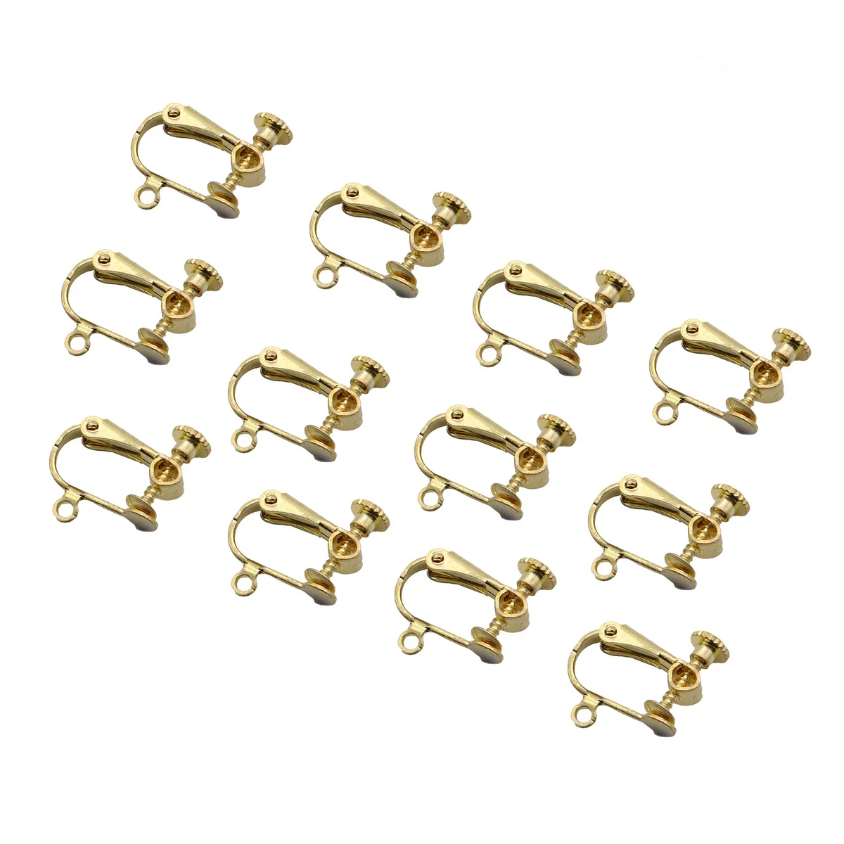 

12 Pcs Fish Hook Miss Earrings Women Orrous Pierced Converters Girl Non-pierced
