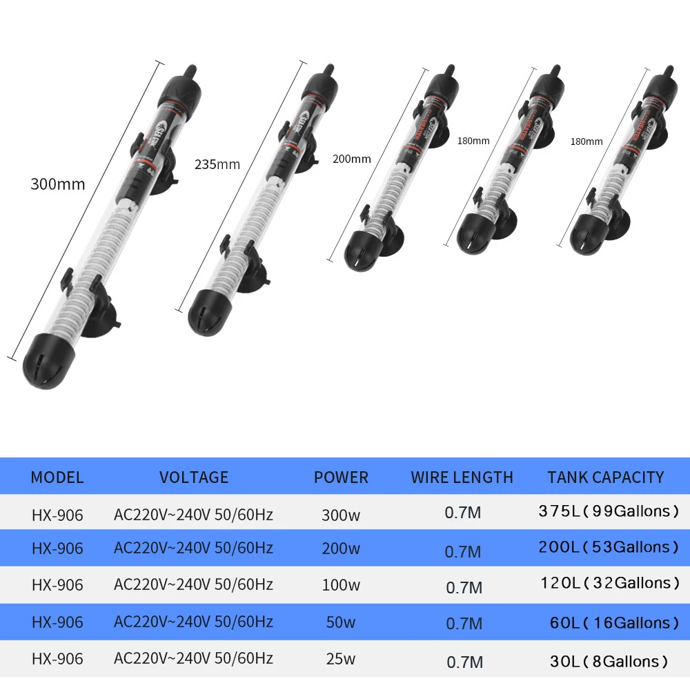 Погружной нагреватель для аквариума регулируемый автоматический