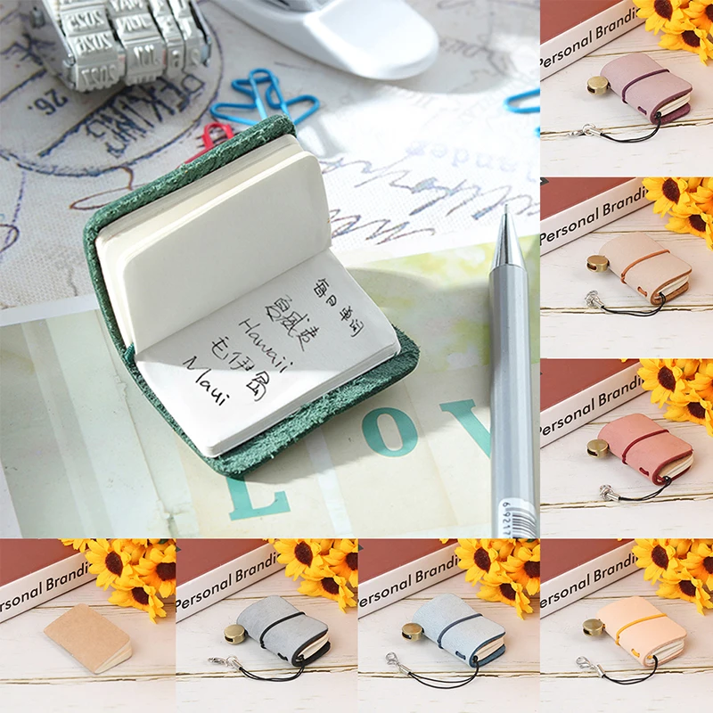 

NEW Mini Portable Notebook Core Travel Journal Booklet Diary Book Daily Planner Organizer Pocketbook Sketchbook Keychain Gift