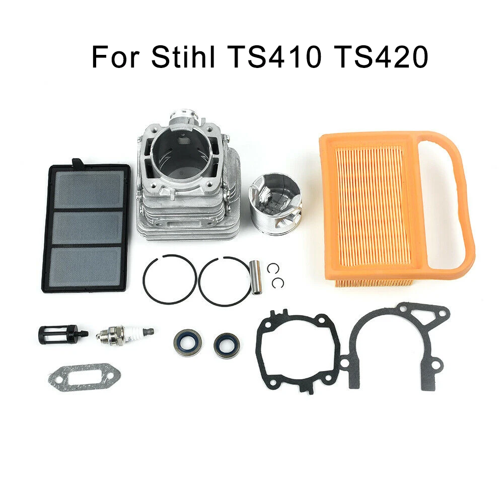 

Cylinder Piston For Stihl TS410 TS420 Carburetor Parts Group Filter Spark Plug Accessories Garden Power Tool Replacement