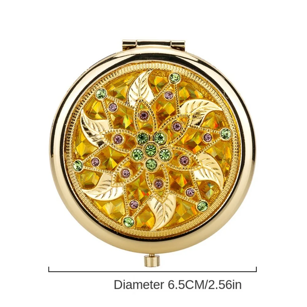 Компактное зеркало для макияжа в китайском стиле