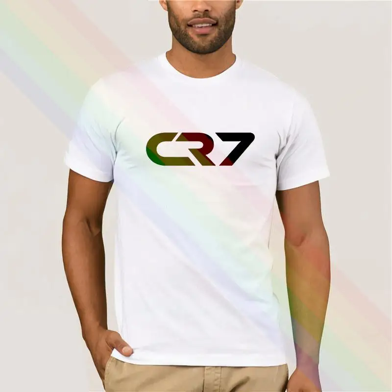 

CR7 Best Selling Printed Men Women Summer 100% Cotton Black Tees Male Newest Top Popular Normal Tee Shirts Unisex