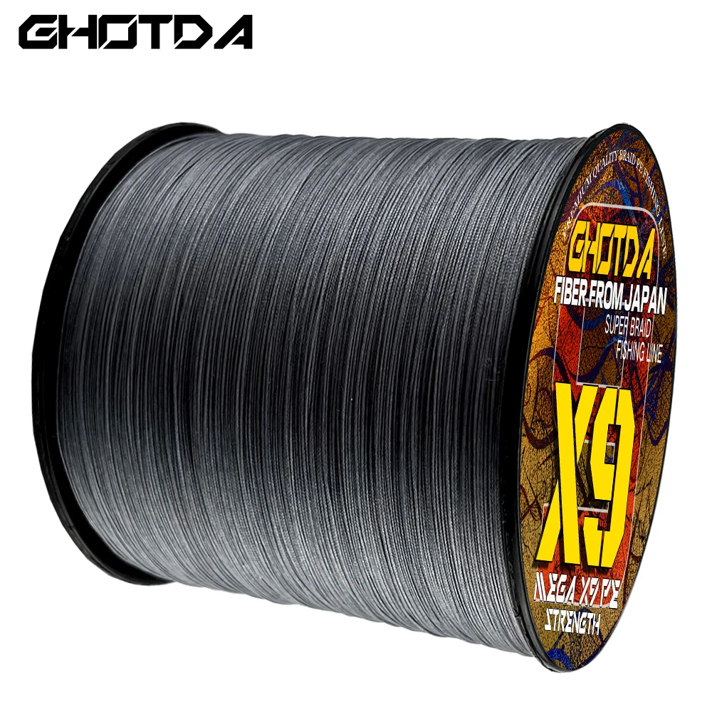

Ghotda Original Japanese Fabric Fishing Line 9XMultifilament 100M Carp Fishing Braided Wire 20-100LB 4 Colors Available