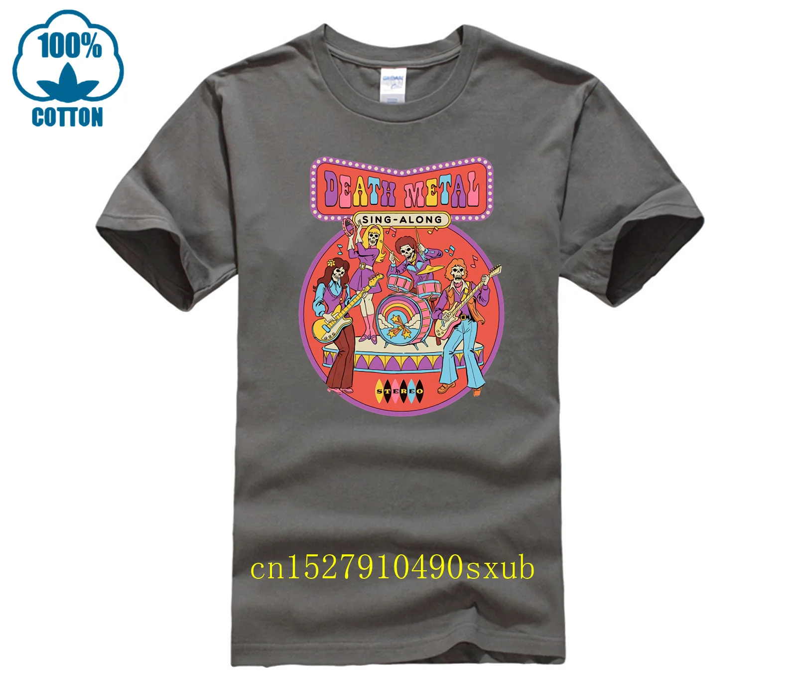 Children Print Rainbow Unicorn Death Metal T-shirts Kids Funny Summer Cute Clothes Casual Tops Baby Tees For BoysGirls