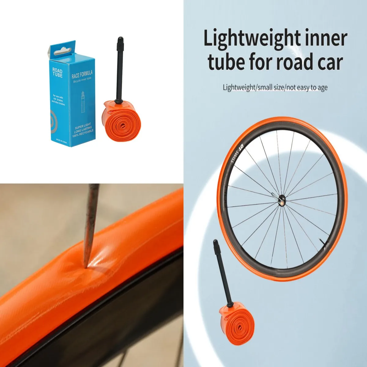 

Велосипедная внутренняя трубка Ultra-светильник 700C, антипрокольный материал из ТПУ, велосипедные шины 45/65/85 мм, французское горлышко, аксессуары для горных велосипедов