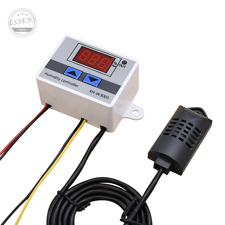 

XH-W3005 Digital Humidity Control 220V 12V 24V Hygrometer Controller With Sensor