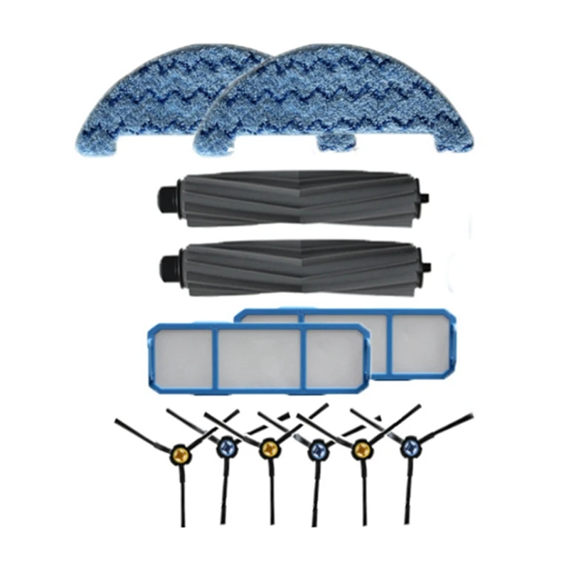 

Запчасти для робота-пылесоса ILIFE A7 A9S, основная щетка, фильтр НЕРА, насадка на швабру