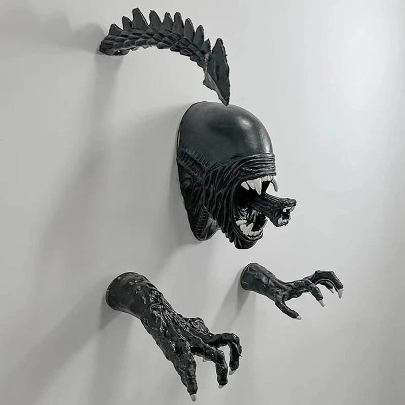 Гигантская ксеноморфная маска Xenomoprh настенная Xenomorph для лица вешалка полотенец