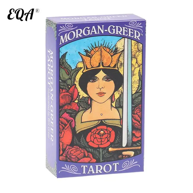 

78pcs Morgan-Greer Tarot Toy full English Version Divination With PDF Guidebook for family party Board Game