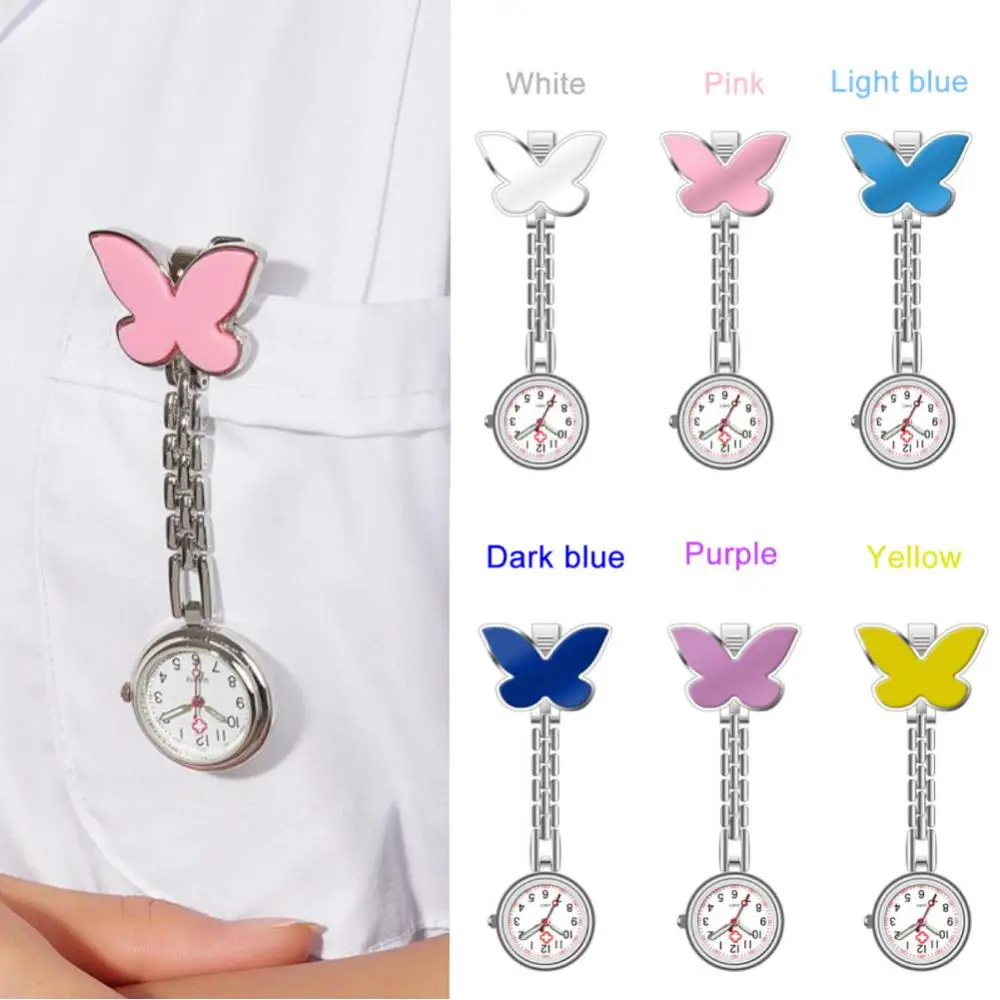 50Pcs/Lot Clip On Fob Quartz Brooch Hanging Nurse Watch For Hospital Medical Women Men Pocket Watch Wholesale relogio de bolso