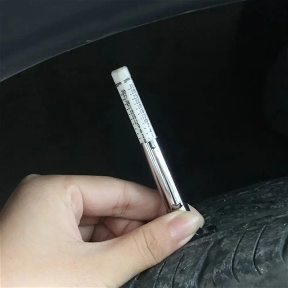 

Detection Cylindrical 25mm Thickness Pattern Depth Car Tyre Measuring Pen Measuring Tool Tire Tread