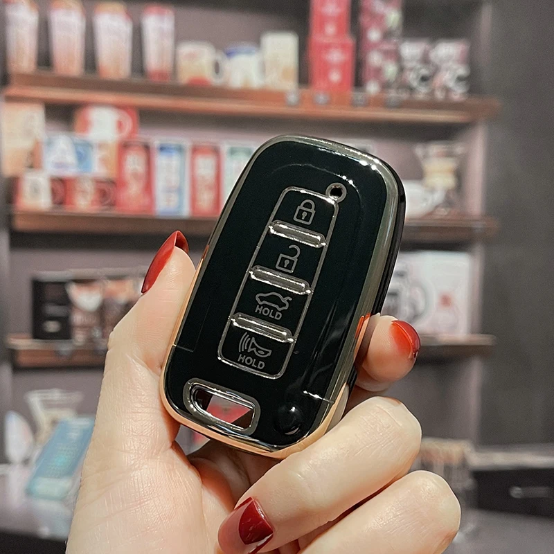 

Умный чехол-брелок с 4 кнопками для Hyundai IX35 Elantra Sonata 8 9 для Kia Sportage K5 K2 Sorento Optima Forte 2011-2016