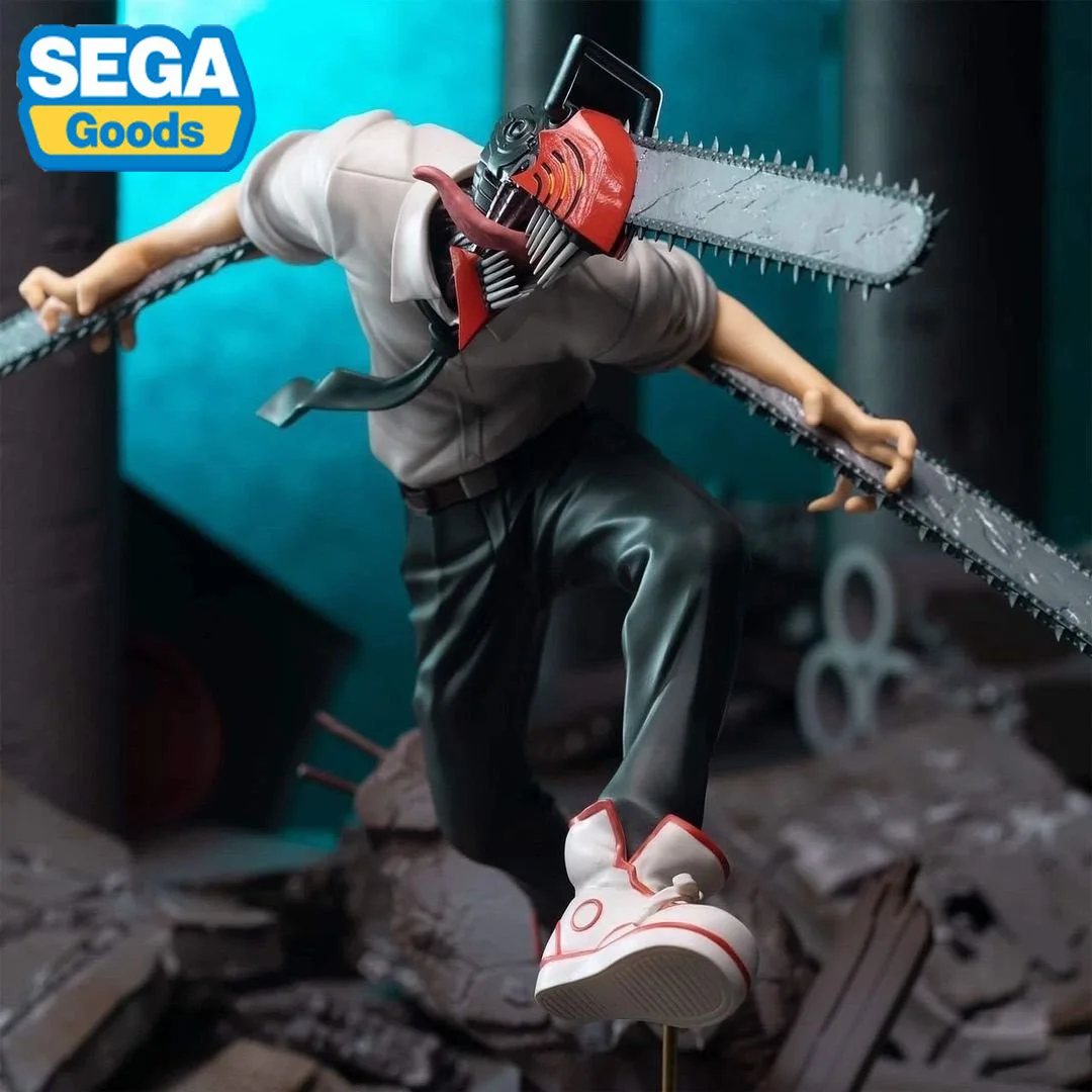

【In Stock】100% Original Genuine SEGA Figure Denji Luminasta Chainsaw Man Denji 16cm PVC Action Anime Model Colletion Toys