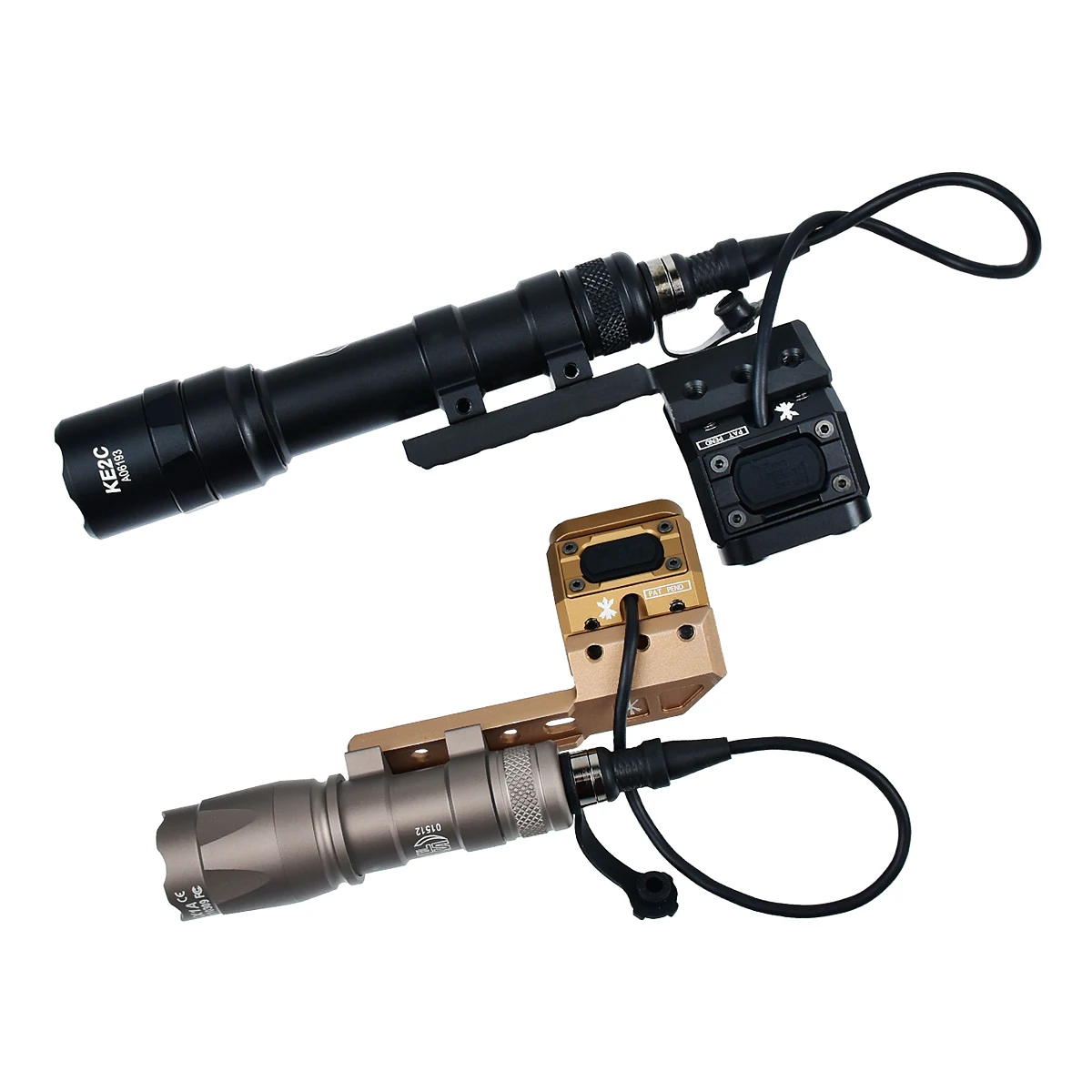 Кнопка-переключатель UNITY Modb*tton с выносным креплением для фонарей Surefire серий M600 M300, кнопка-переключатель с кнопочным управлением, разъем SF, 20 мм, Picatinny (art.: 3920db47cdaca) - 3920db47cdaca
