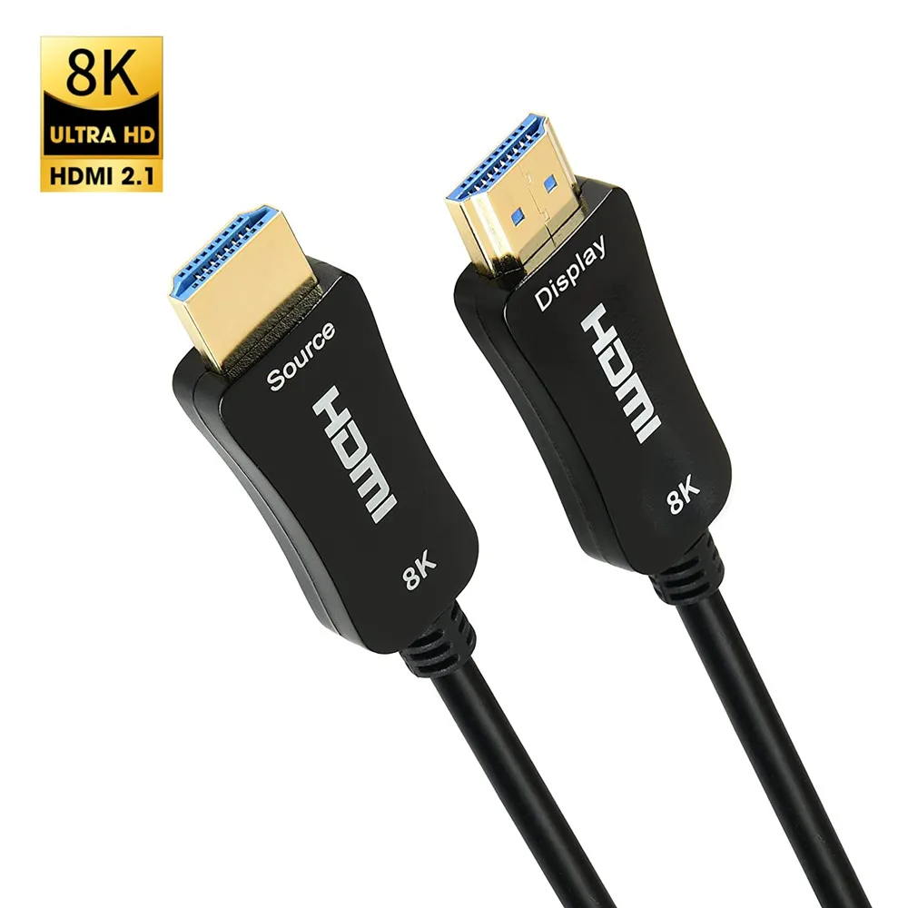 

8K Fiber Optic HDMI-compatible 2.1 Cable 8K60hz 4K120hz HDCP 2.3 2.2 48Gbps Ultra High Speed for Apple-TV PS5 Xbox RTX 3080 3090