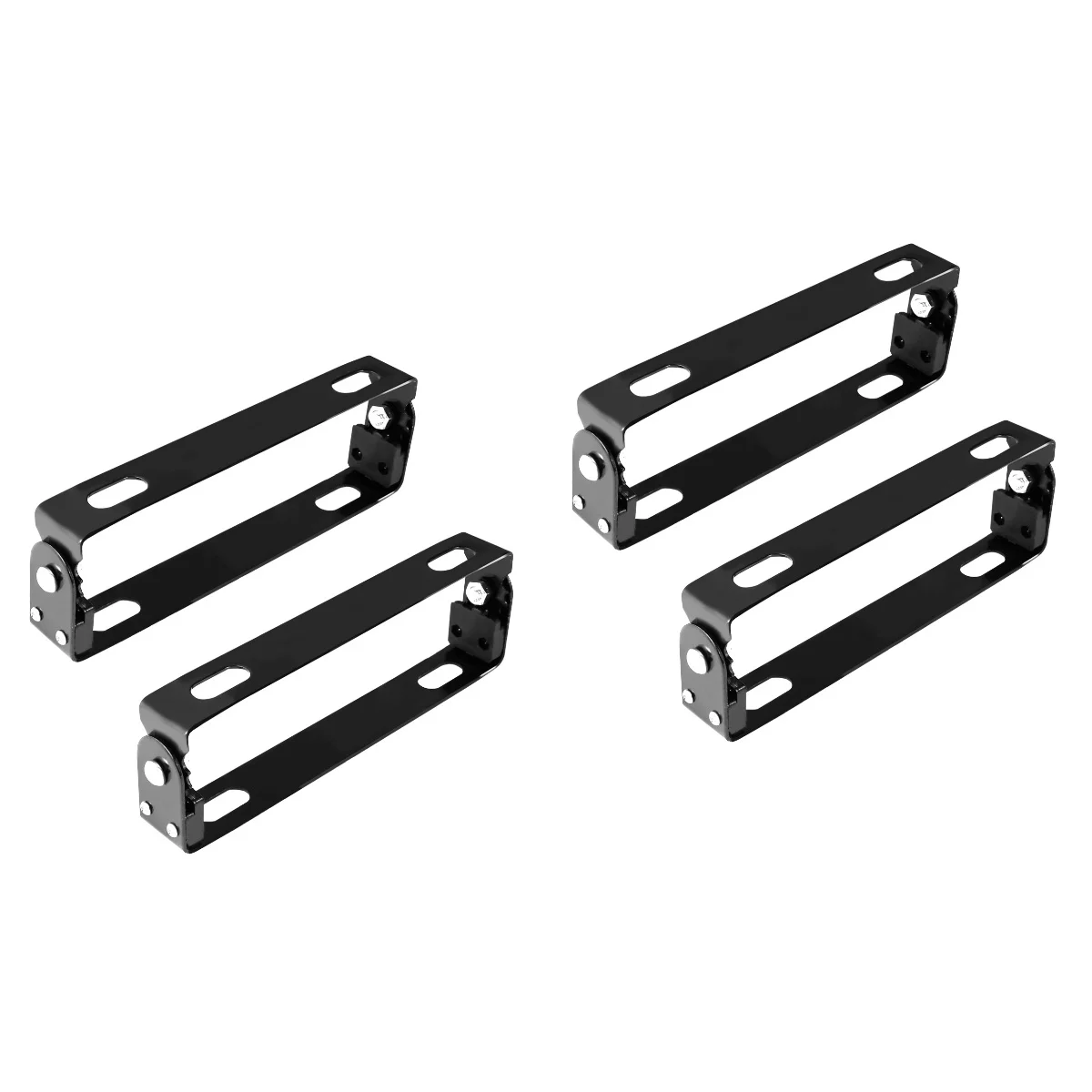 

Set 2 License Plate Frame Holder Adjustable Alloy Motorbike Scooter Accessories Motorcycle Aluminum