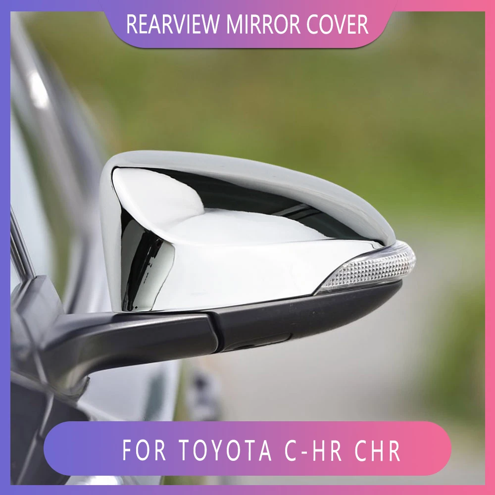 2 шт. крышка бокового зеркала заднего вида обрезающая подходит для Toyota C-HR CHR 2017 2018