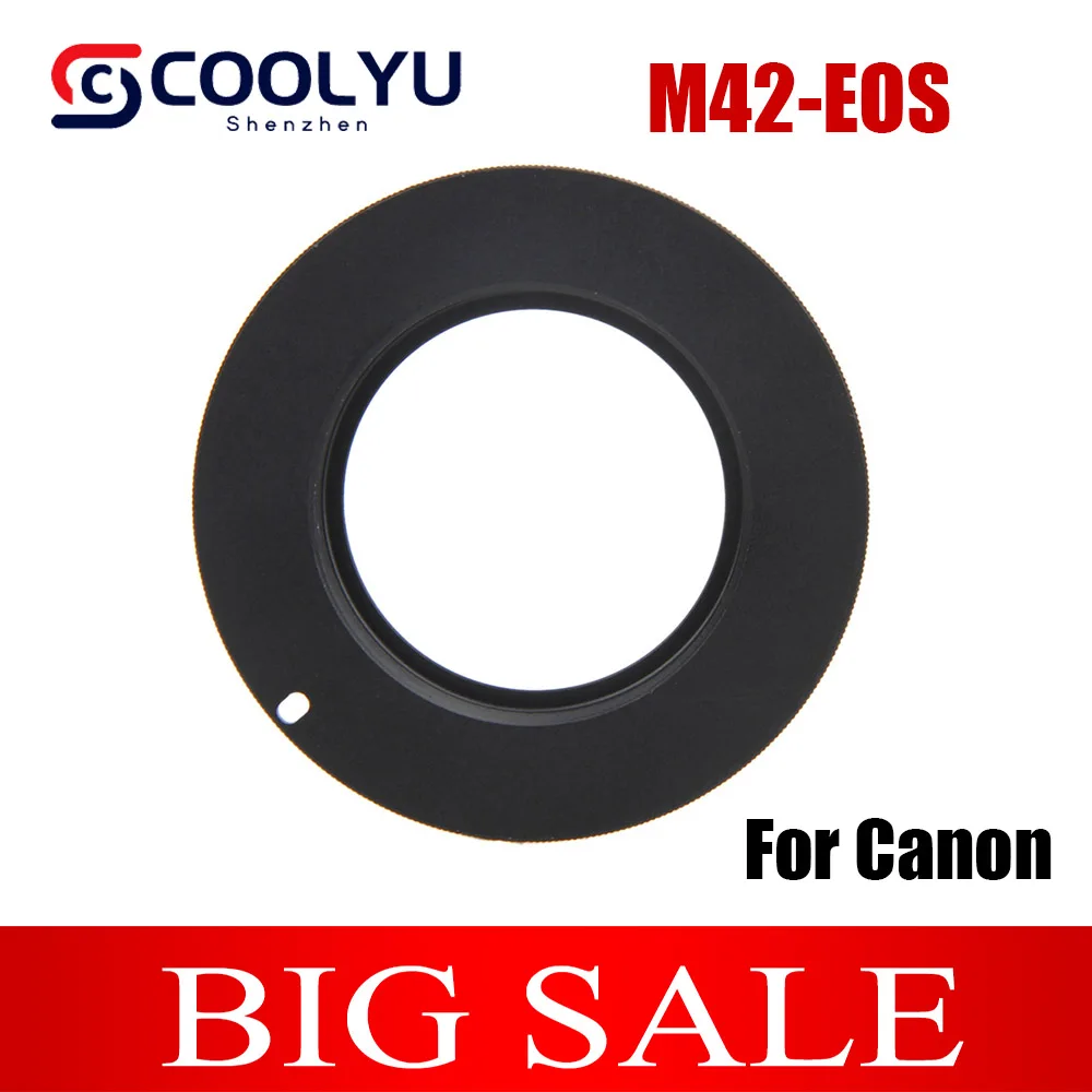 

Aluminum M42 Mount Lens Adapter Ring For Canon EOS EF Rebel XSi T1i T2i 1D 550D 500D 60D 50D 1000D EF 5DIII 5DII 5D 6D 7D DSLR