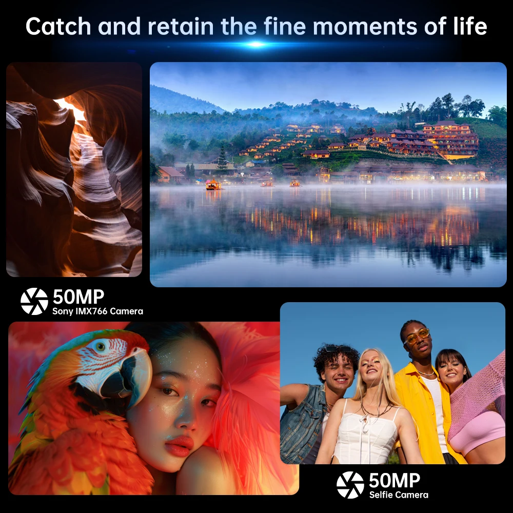 8849 SHARK прочный смартфон 5G 24 ГБ ОЗУ (12 + 12 ГБ) 256 ПЗУ 15600 мАч экран 120 Гц NFC Wi-Fi камера 6 50