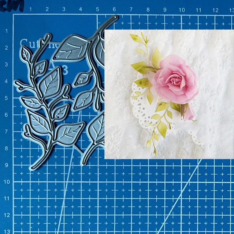 

Lucky Goddess Metal Cutting Dies Leaves set 1 Diy Scrapbooking Photo Album Decorative Embossing Paper Card Crafts