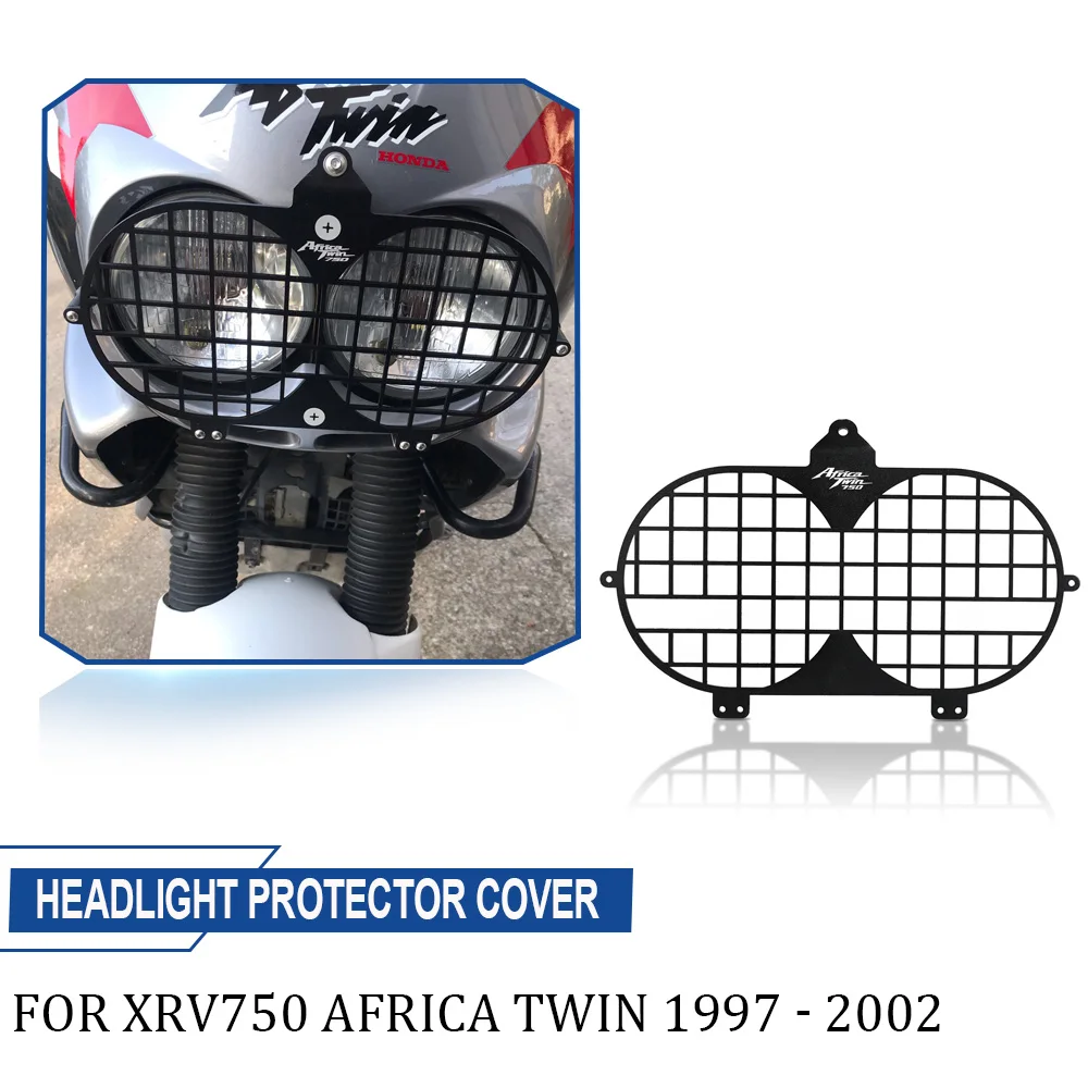 

Защита для передней фары мотоцикла, решетка радиатора, Защитная крышка для Honda XRV750 Africa Twin 1997-2002 1997 1998 1999 XRV 750