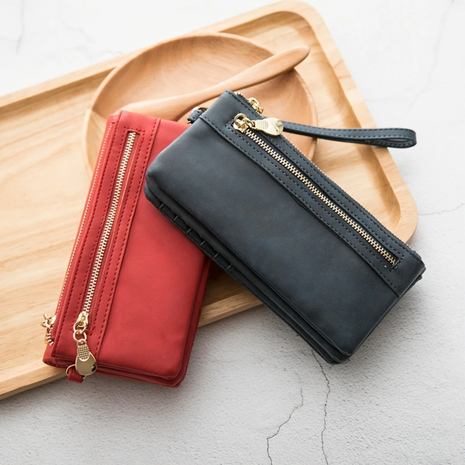 Многофункциональный длинный кошелек для женщин новая версия ретро большая