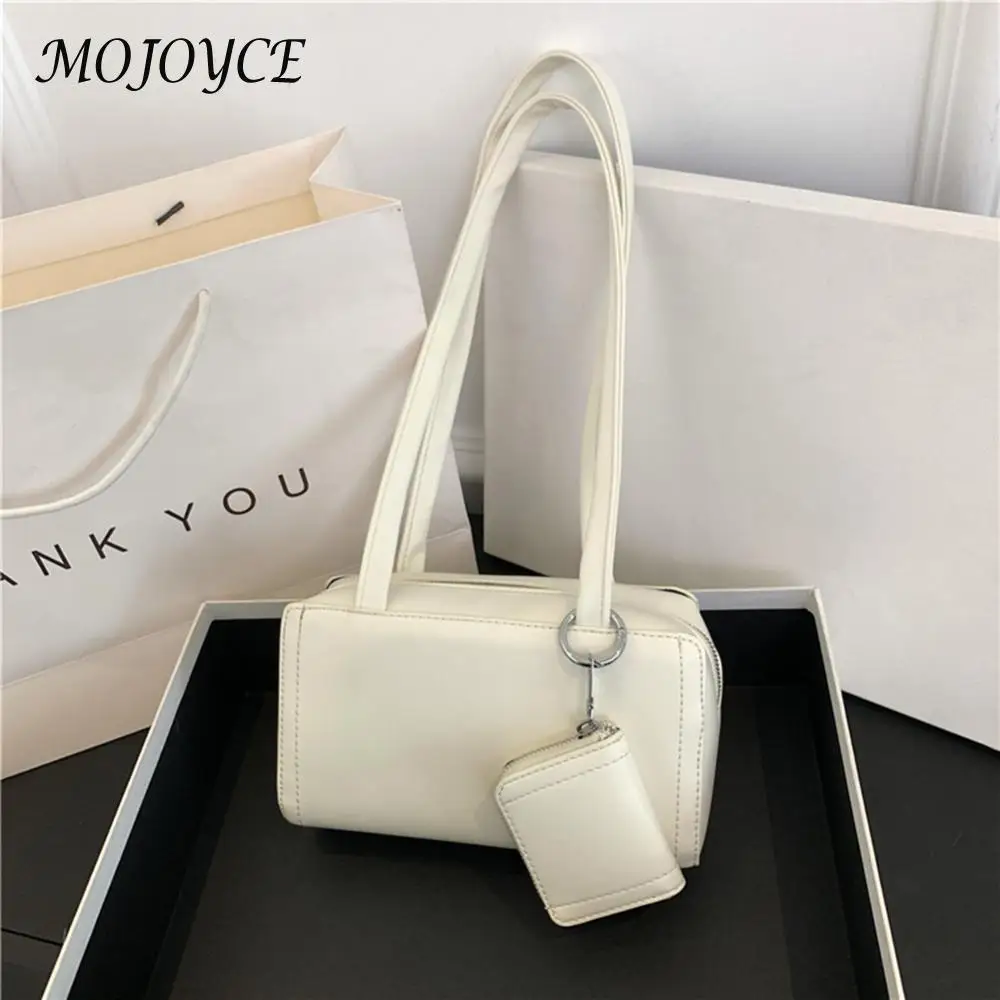 Стильная женская модная сумка через плечо из искусственной кожи с повседневной