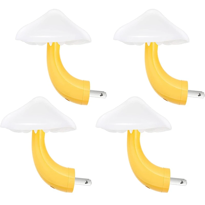 

4 шт., светодиодсветильник ночные лампы в виде грибов, 7 цветов