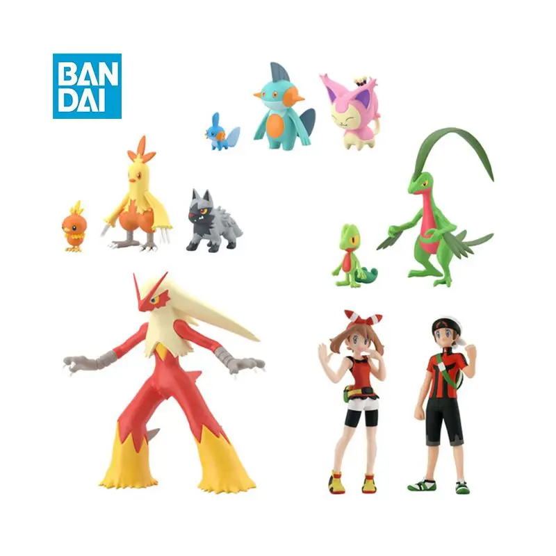 

Original BANDAI Pokemon Scale World Houen Chihou1 In Stock Anime Action Collection Figures Model Toys