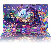 yugioh toon monsters mat dark magician playmat tcg ccg trading card game mat anime mouse pad board game desk mat zones free bag