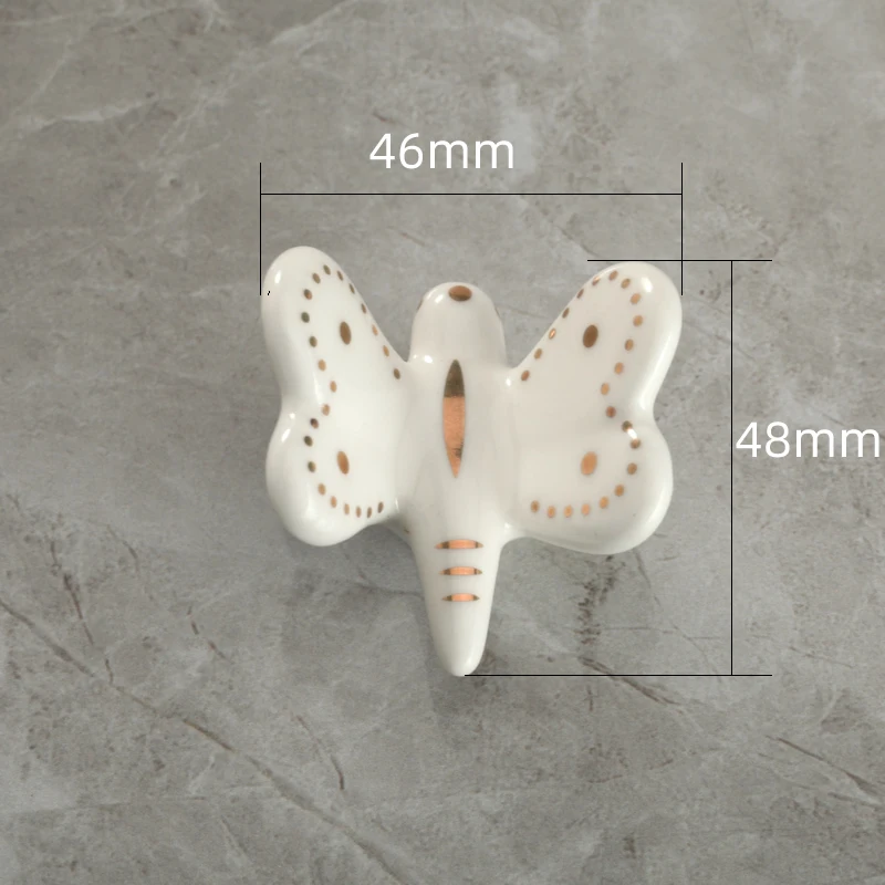 

Симпатичная ручка для шкафа, выдвижные керамические ручки для кухонного шкафа, ручка для детской фарфоровой комоды