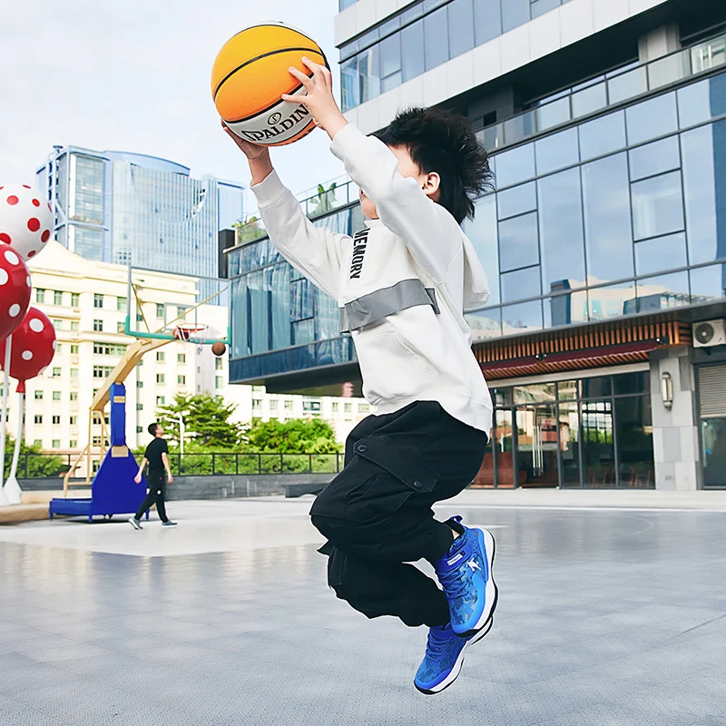 New Boys Brand Basketball Shoes for Kids Sneakers Thick Sole Non-slip Children Sports Shoes Child Boy Basket Trainer Shoes