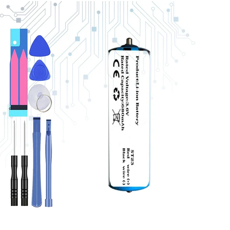 Аккумулятор 680 мАч для Panasonic ES-ST21 ST23 ST25 SE27 ST29 ST37 ES-GA21 ES8113 ES8163 ES8167 ES8168 ES8169 ES8171 ES8243 Bateria