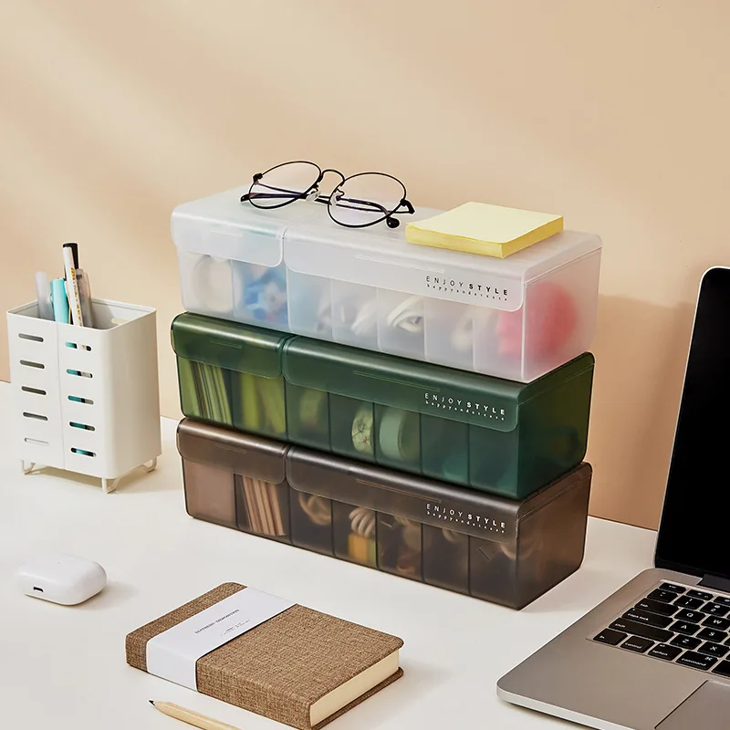

Desktop Data Cable Storage Box with Cover Cable Storage Artifact Mobile Phone Charger Charging Cable Desktop Cable Storage Boxes