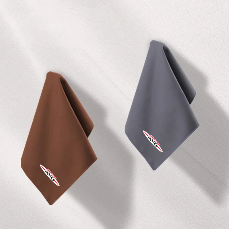 Замшевое флисовое полотенце из микрофибры тряпка для чистки автомобиля MINI Cooper One