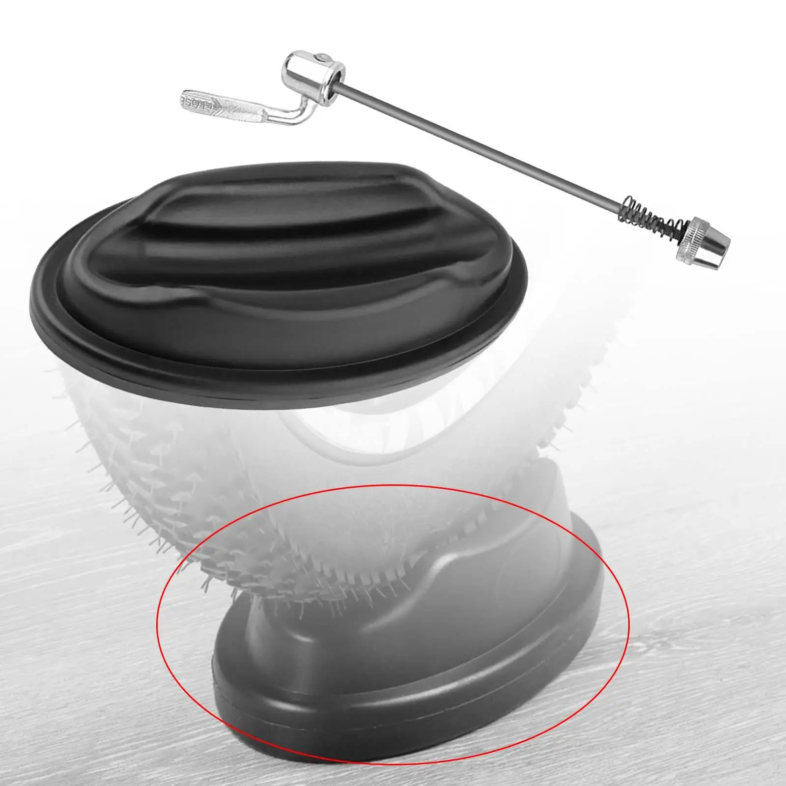 Противоскользящая подставка для переднего колеса велосипеда велотренажеров