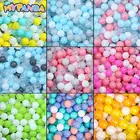 100 шт. Цвета Детские Пластик шариками воды в бассейне океанская волна мяч Экологичная прозрачная мини мягкий детский баскетбольный игрушки для улицы