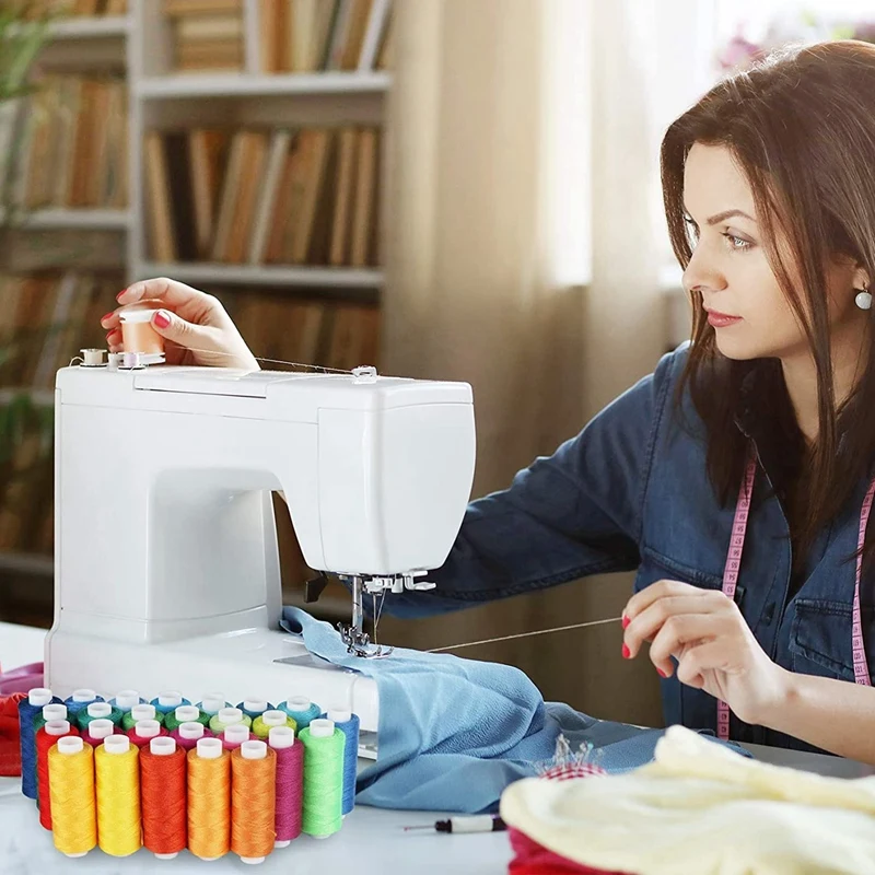 Набор швейных ниток 100 цветов ярдов каждая катушка из полиэстера стандартная для